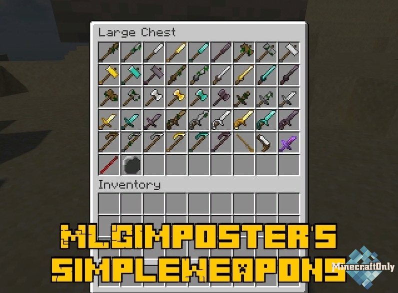 MLGImposter's SimpleWeapons - простое оружие ближнего боя
